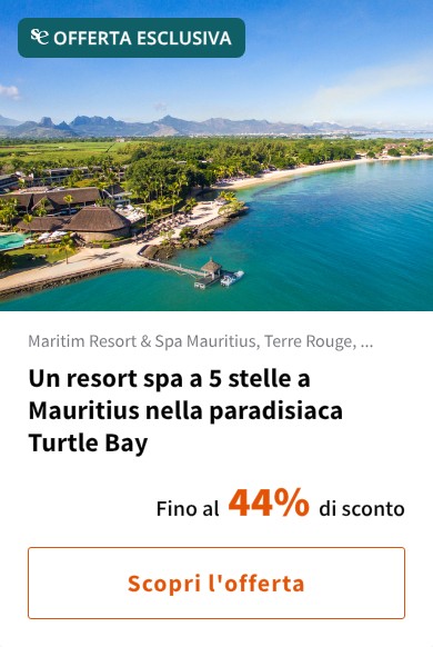 Un resort spa a 5 stelle a Mauritius nella paradisiaca Turtle Bay