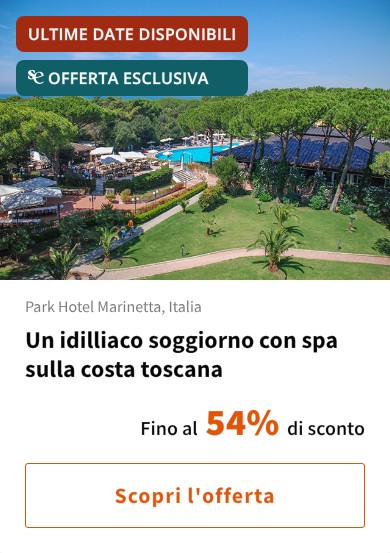 Un idilliaco soggiorno con spa sulla costa toscana