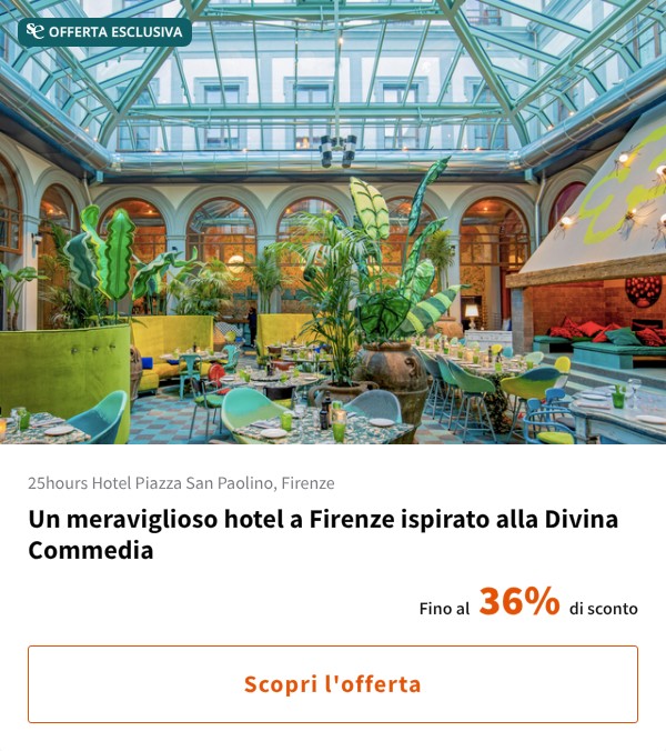 Un meraviglioso hotel a Firenze ispirato alla Divina Commedia