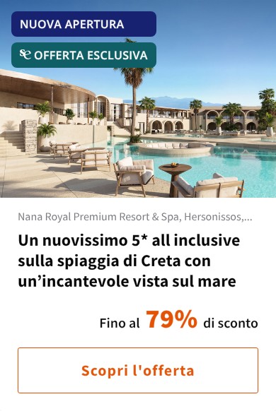 Un nuovissimo 5* all inclusive sulla spiaggia di Creta con un%27incantevole vista sul mare