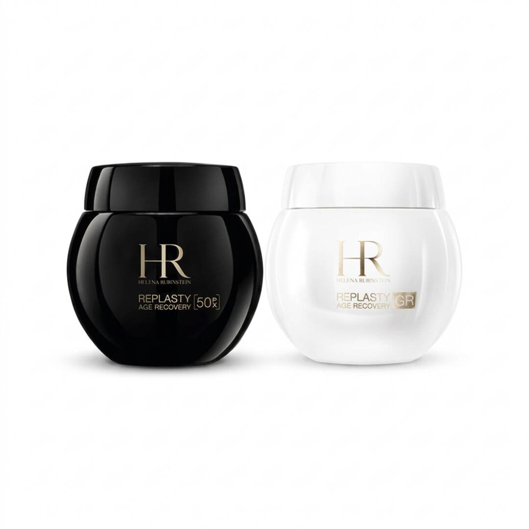 Duo Age Replasty Creme notte e giorno 100 ml su sfondo bianco