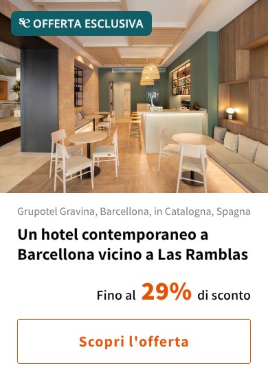 Un hotel contemporaneo a Barcellona vicino a Las Ramblas