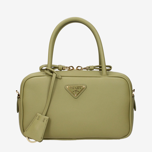 Prada Handbags Women Leather Green/Pistachio