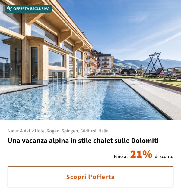Una vacanza alpina in stile chalet sulle Dolomiti