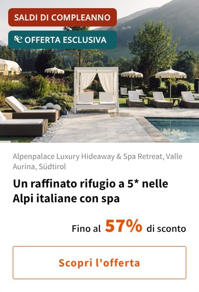 Un raffinato rifugio a 5* nelle Alpi italiane con spa