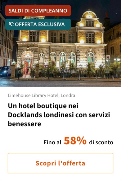 Un hotel boutique nei Docklands londinesi con servizi benessere
