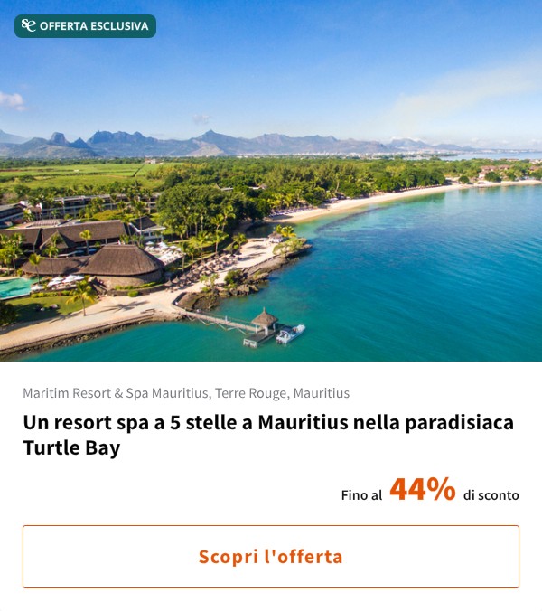 Un resort spa a 5 stelle a Mauritius nella paradisiaca Turtle Bay