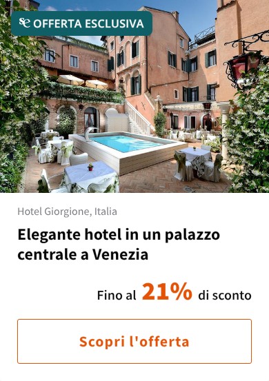 Elegante hotel in un palazzo centrale a Venezia