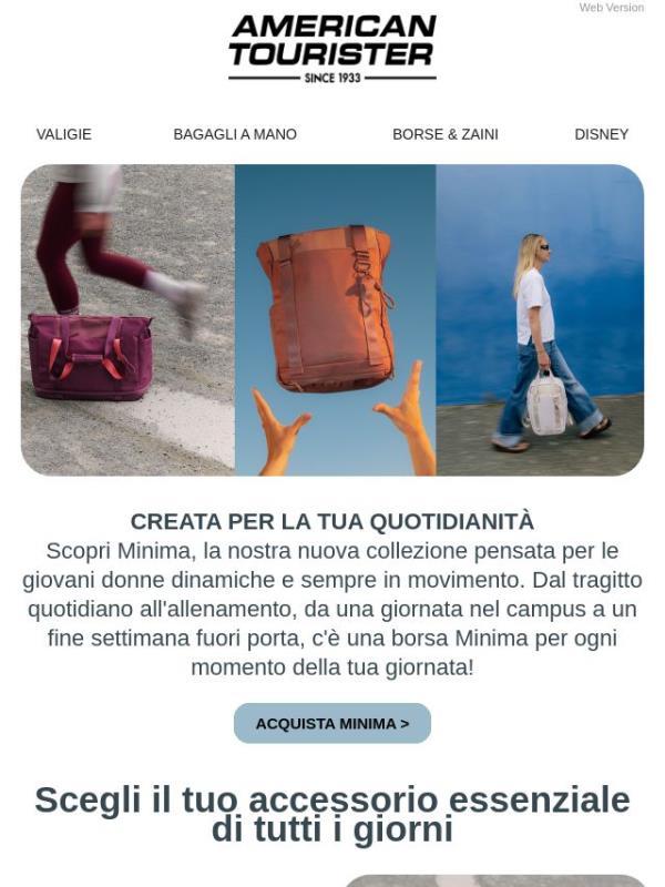 SCOPRI MINIMA: creata per la tua quotidianità
