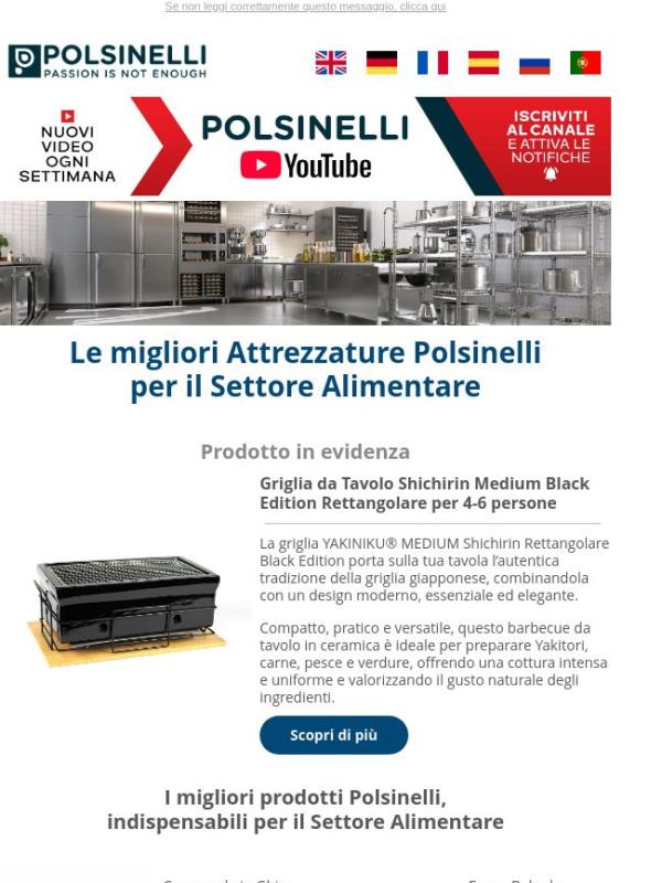 Attrezzature Professionali Polsinelli per il Settore Alimentare 🧑‍🍳