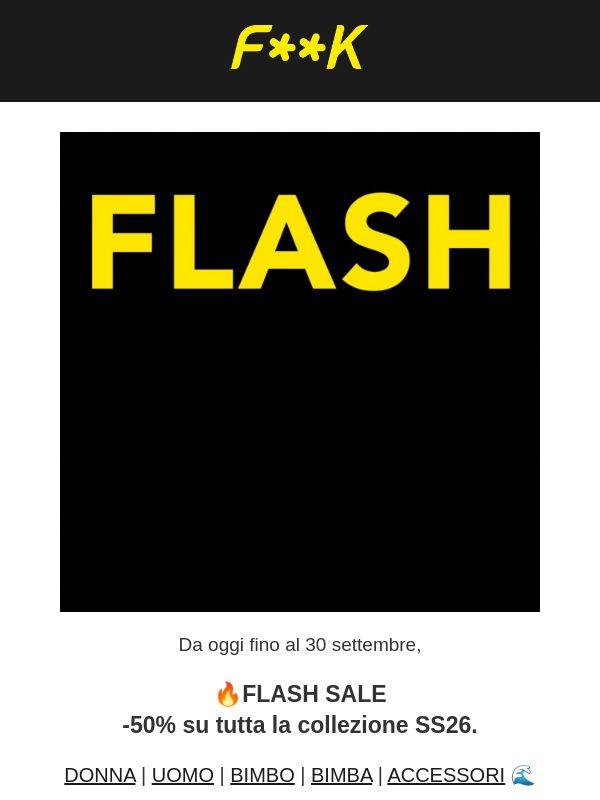 🔥 È PARTITA LA FLASH SALE