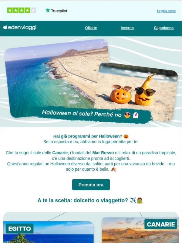 Ancora indeciso per Halloween? Scegli un viaggetto 🎃