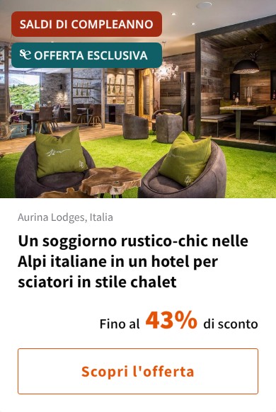 Un soggiorno rustico-chic nelle Alpi italiane in un hotel per sciatori in stile chalet