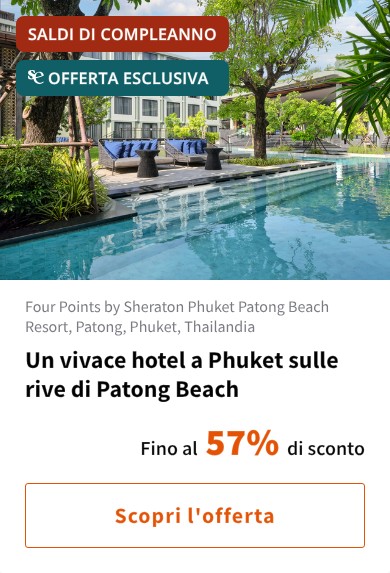 Un vivace hotel a Phuket sulle rive di Patong Beach