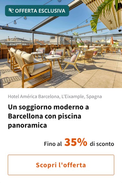 Un soggiorno moderno a Barcellona con piscina panoramica