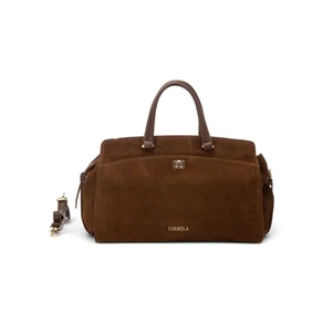 Borsa Donna in Camoscio Camel Cuoio | Carmela