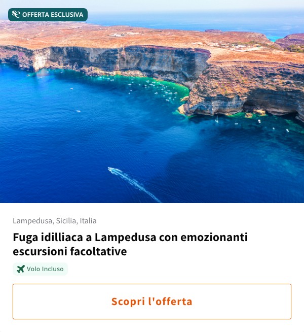 Fuga idilliaca a Lampedusa con emozionanti escursioni facoltative
