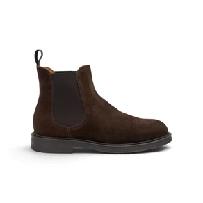 Stivaletto Chelsea Uomo in Camoscio Marrone | Frau
