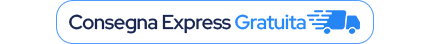 Badges indicating free express delivery, up to 12 instalments with Scalapay, and official Italian warranty shield