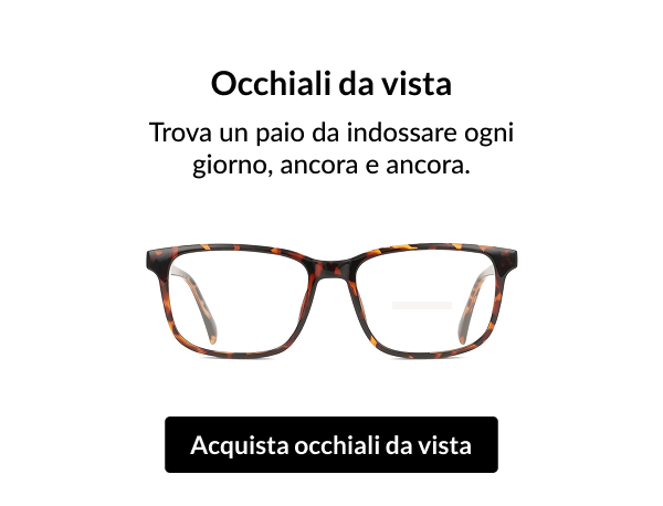 Scopri gli occhiali