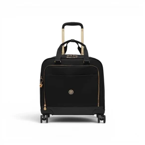 Trolley da Lavoro Quattro Ruote in Tessuto Nero | Kipling