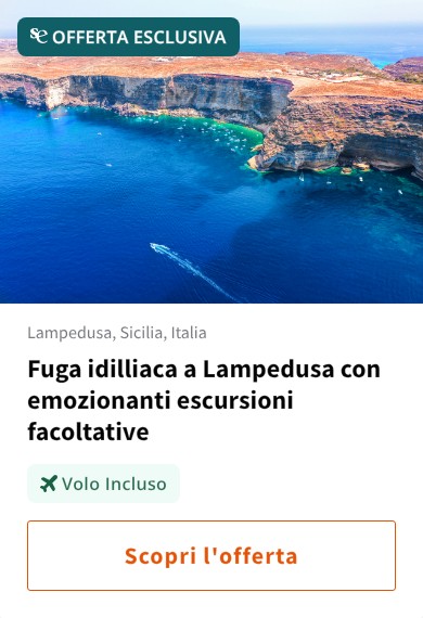 Fuga idilliaca a Lampedusa con emozionanti escursioni facoltative