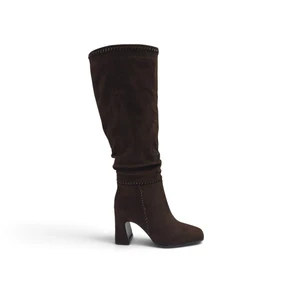 Stivale Donna con Tacco in Ecopelle Marrone | Exe