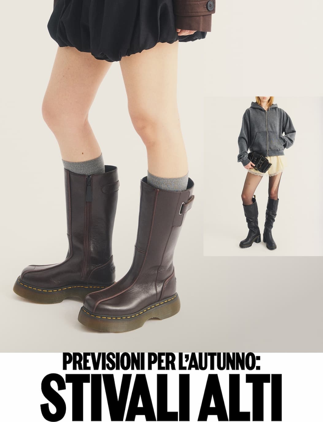 PREVISIONI PER L’AUTUNNO: STIVALI ALTI