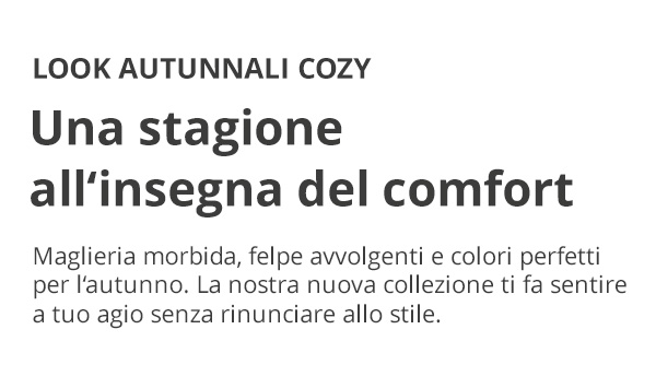 Scopri i look autunnali accoglienti ora!