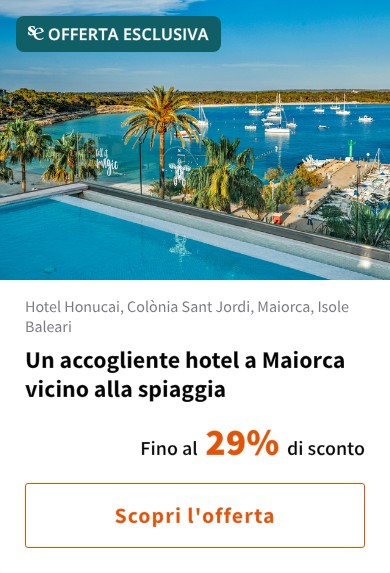 Un accogliente hotel a Maiorca vicino alla spiaggia
