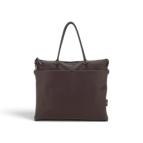 Borsa Work Convertibile e Trasformabile con Tracolla e Tasche Esterne in Pelle Mokka Moro | Gabs