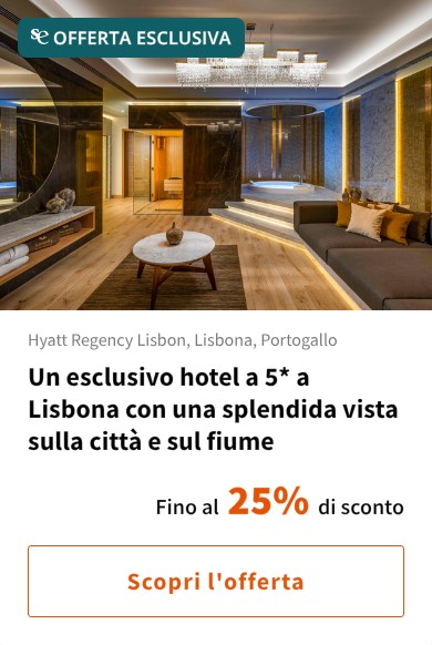 Un esclusivo hotel a 5* a Lisbona con una splendida vista sulla città e sul fiume