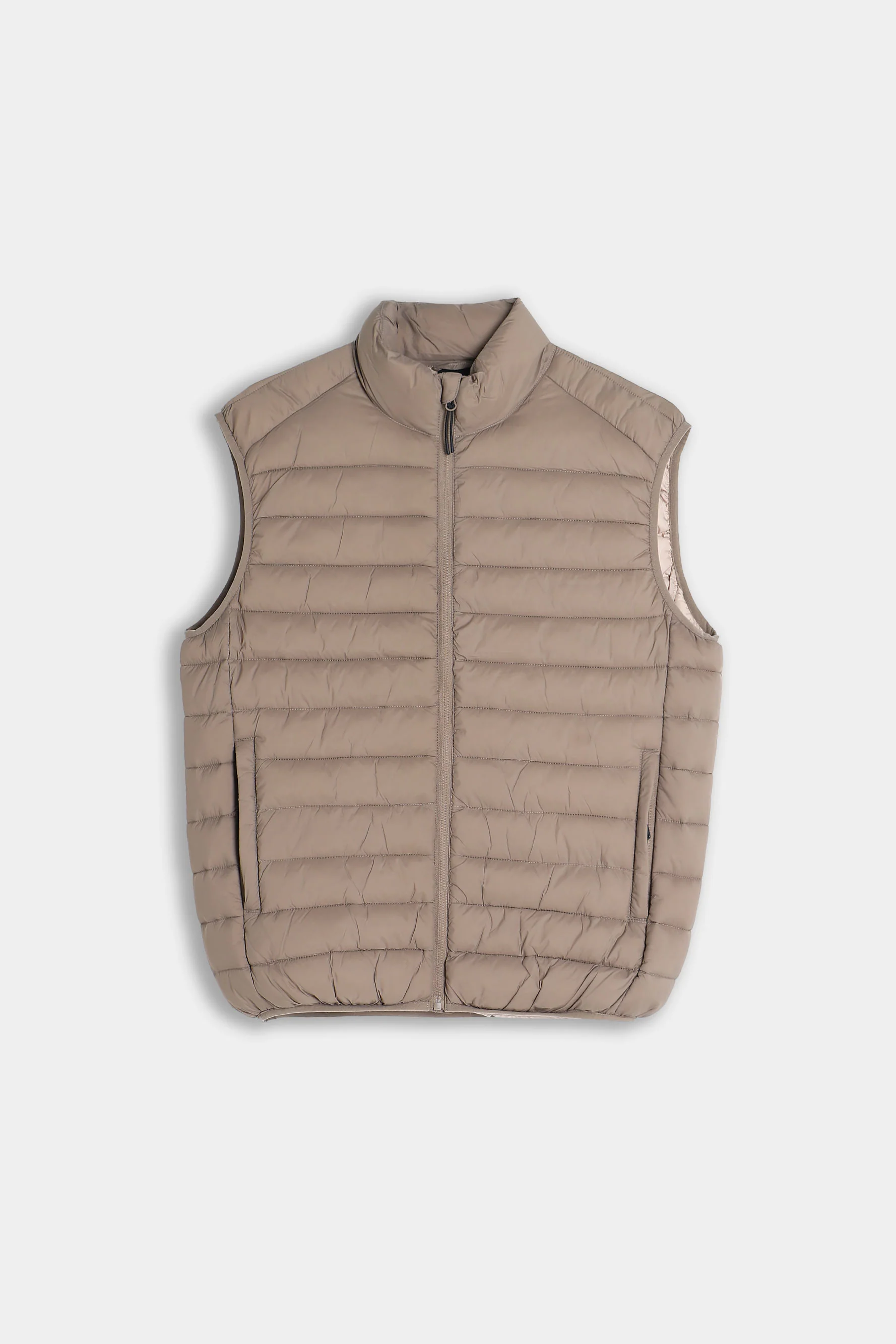 Image of GILET TRAPUNTATO TORTORA