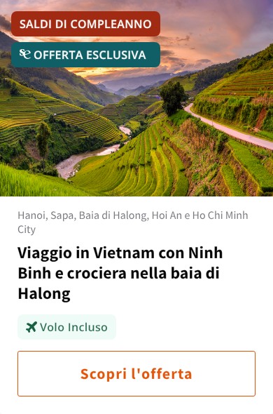 Viaggio in Vietnam con Ninh Binh e crociera nella baia di Halong