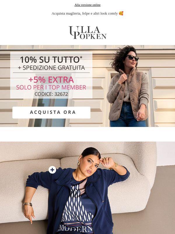 10% di sconto + spedizione gratuita