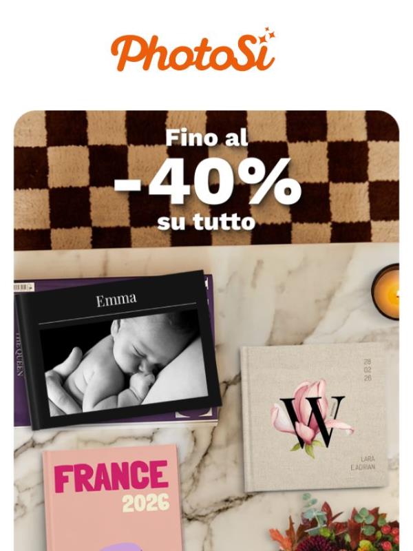 Ancora per poco: fino al -40% su tutto ⌛😱