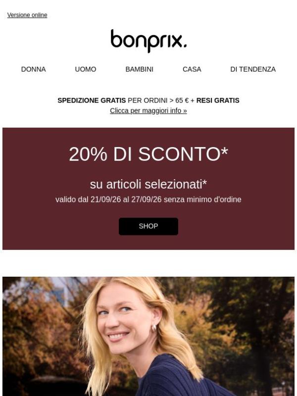 -20% su must have selezionati 😍