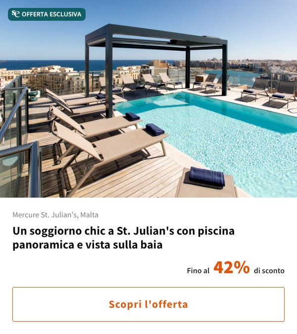 Un soggiorno chic a St. Julian's con piscina panoramica e vista sulla baia