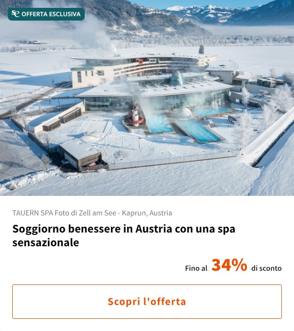 Soggiorno benessere in Austria con una spa sensazionale