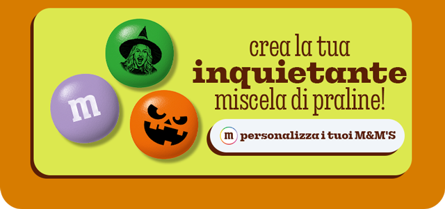 PERSONALIZZA I TUOI M&M'S