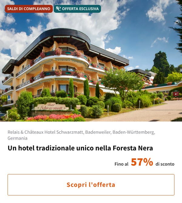 Un hotel tradizionale unico nella Foresta Nera
