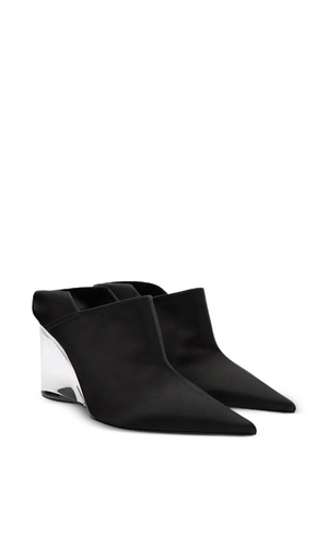 Leather mules