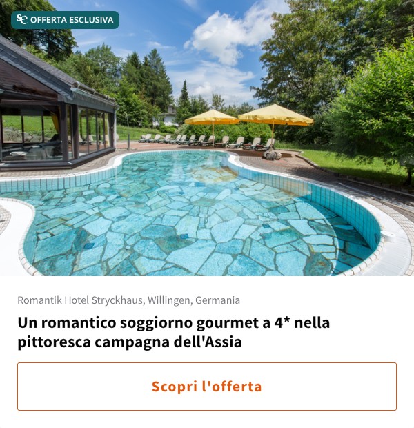 Un romantico soggiorno gourmet a 4* nella pittoresca campagna dell'Assia