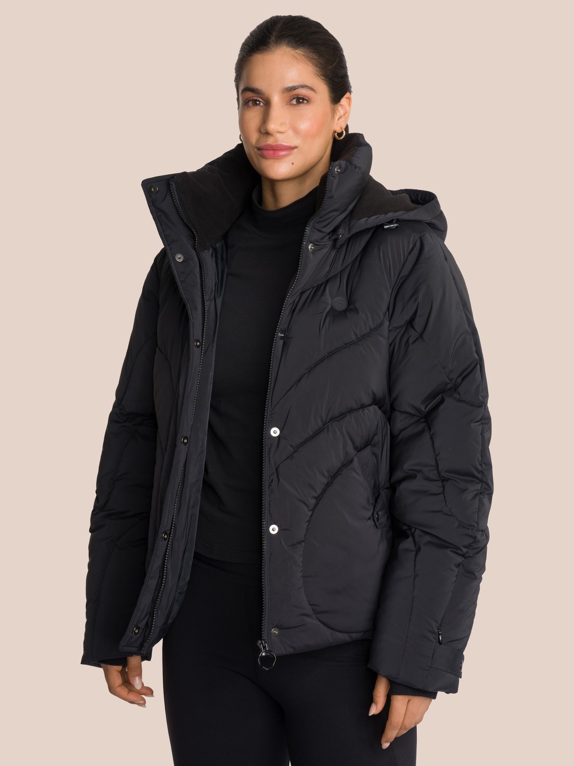Joelle Puffer Jacket Black