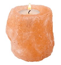 Portalumino di Sale Himalayano Grezzo
