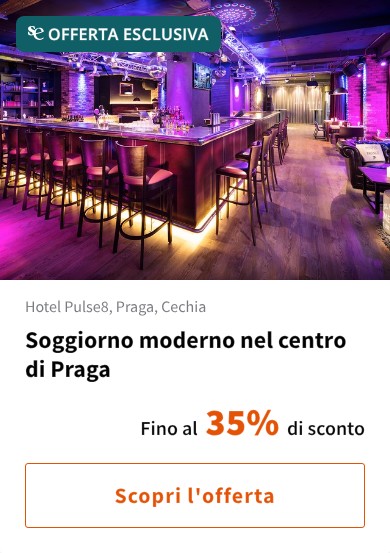 Soggiorno moderno nel centro di Praga
