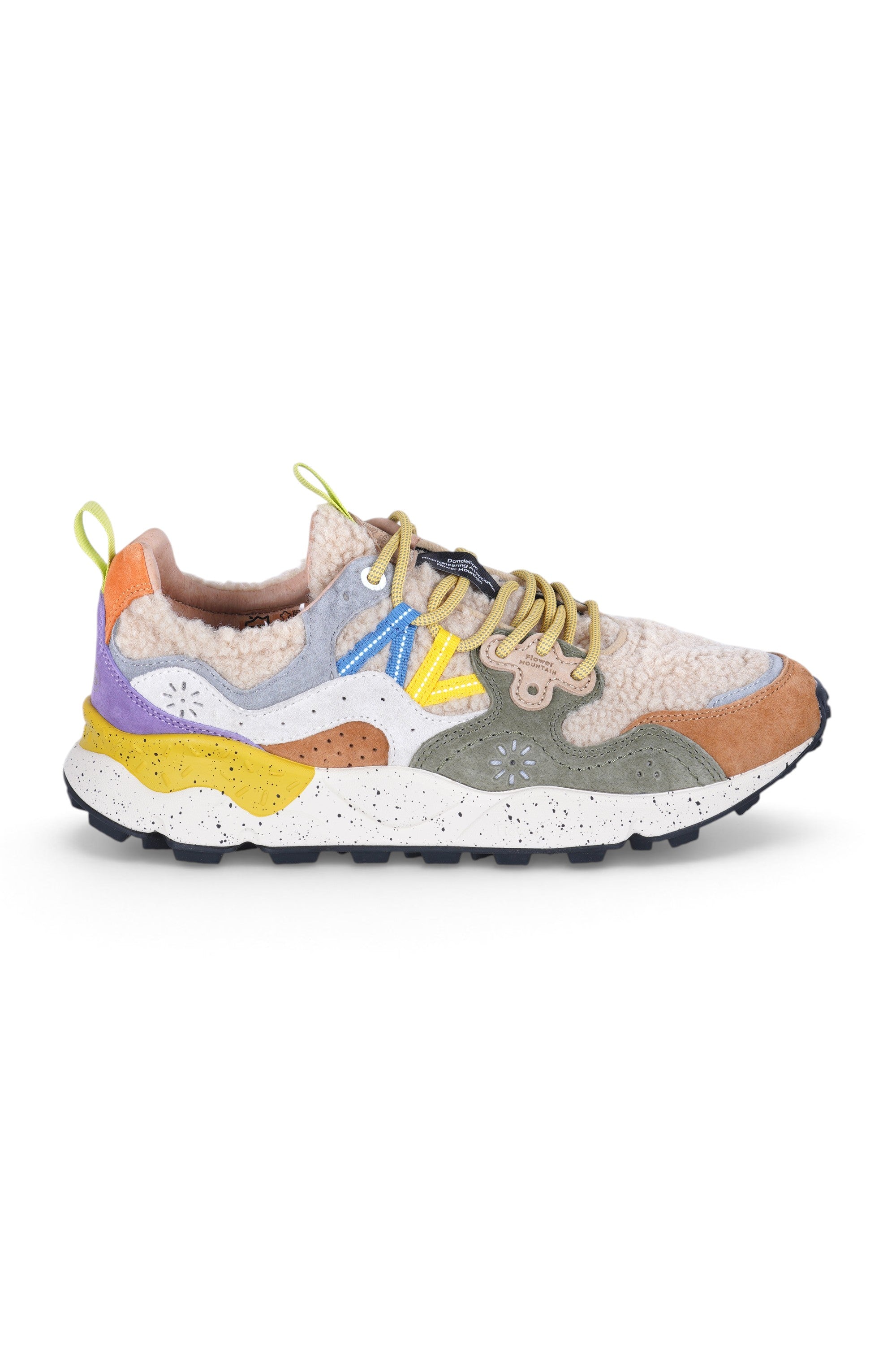 Flower Mountain - Sneakers - 480808 - Beige/Verde - 41 / Beige/Verde