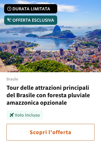 Tour delle attrazioni principali del Brasile con foresta pluviale amazzonica opzionale