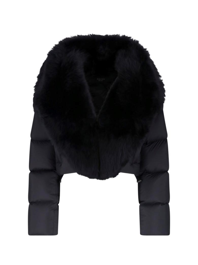 Gucci - Giacca con shearling