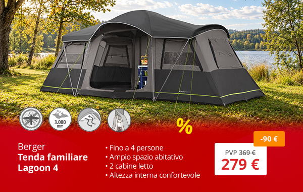Tenda familiare Berger Lagoon 4